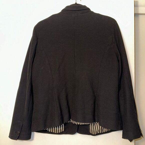 Chicos Women’s Solid Black Blazer Jacket Size 2 (Large) - Picture 5 of 11